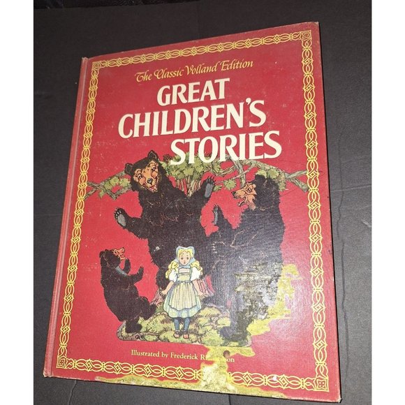 The Classic Volland Edition Vintage Great Childrens Stories Hardback Book - Picture 1 of 9
